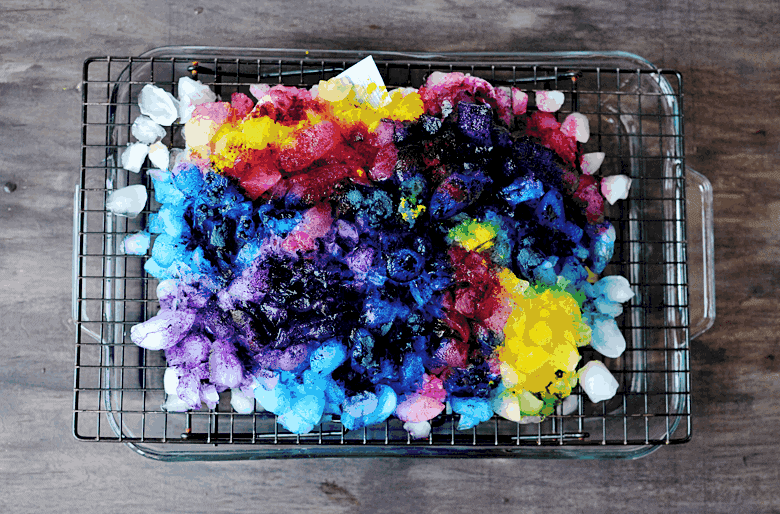 How to Ice Dye (With 3 Different Kinds of Ice!) - PRACTICAL & PRETTY