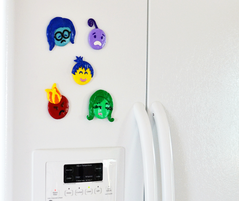 Disney’s Inside Out Craft: Make Your Own Emoji Magnets