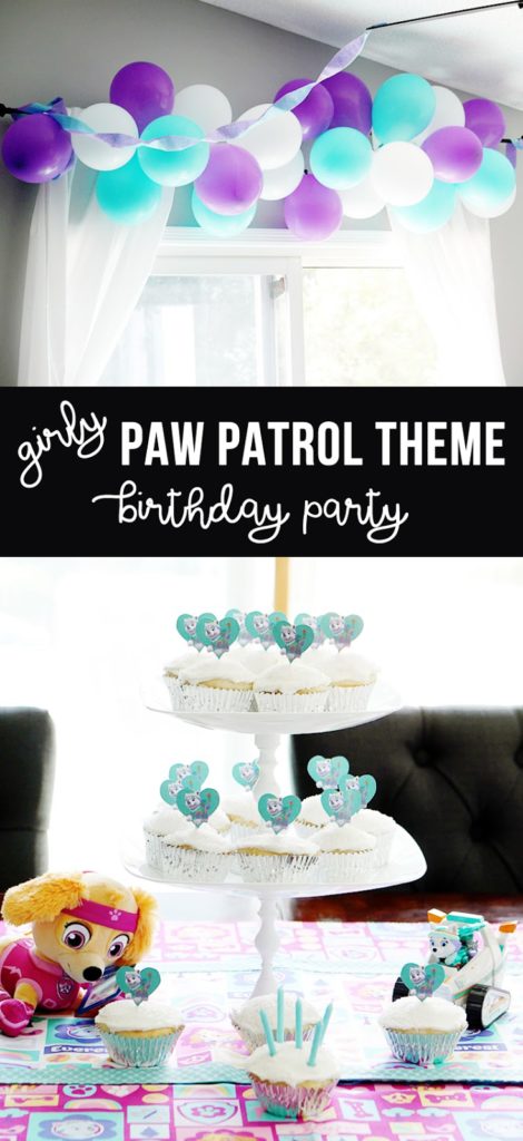 A DIY girly paw patrol birthday party for the paw patrol fan in your life