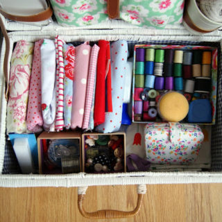Brilliant Craft Storage Ideas from the Thrift Store