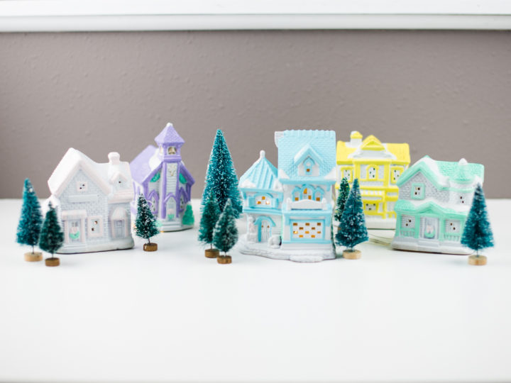 How To Revive Old Christmas Village Houses For Your Tree and More